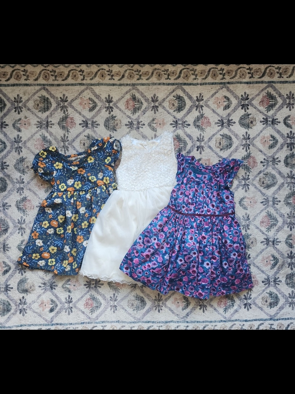 Assorted Girls' Floral and Striped Dresses And Tops 10 Pc Mix LOT Clothing Sz 3T - Picture 2 of 14